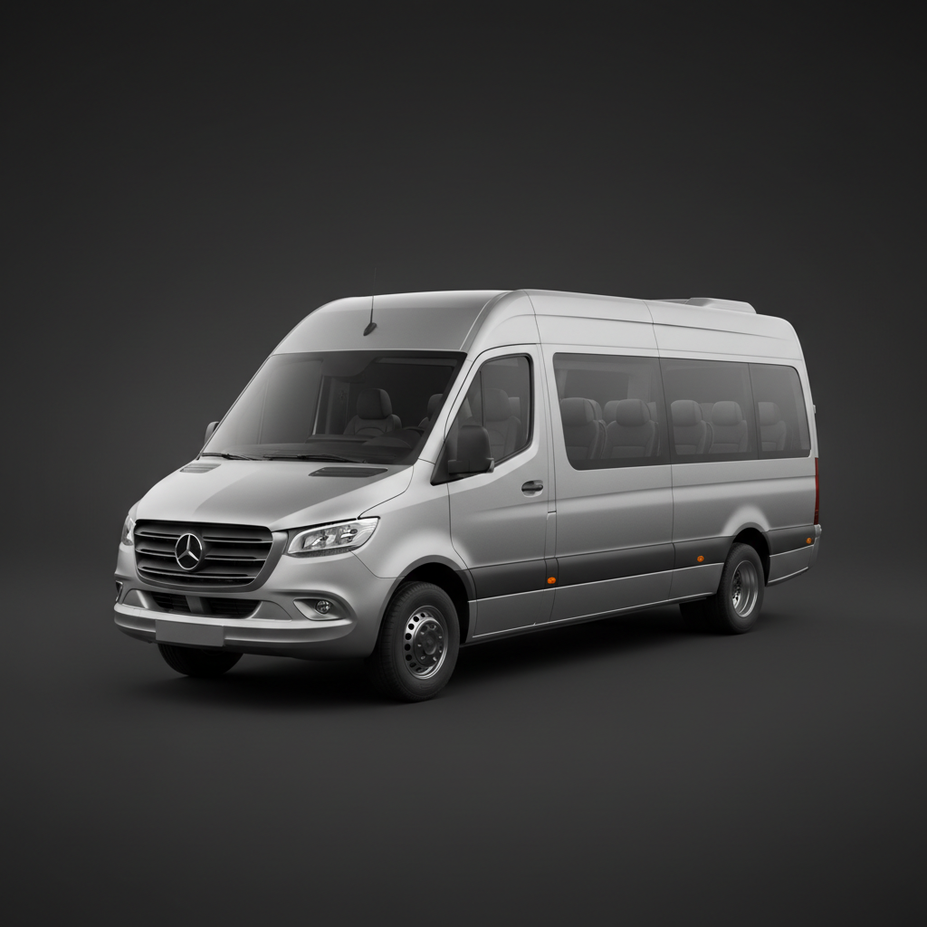 Mercedes Luxus-Bus 17 Plätze, Carbestuhlung